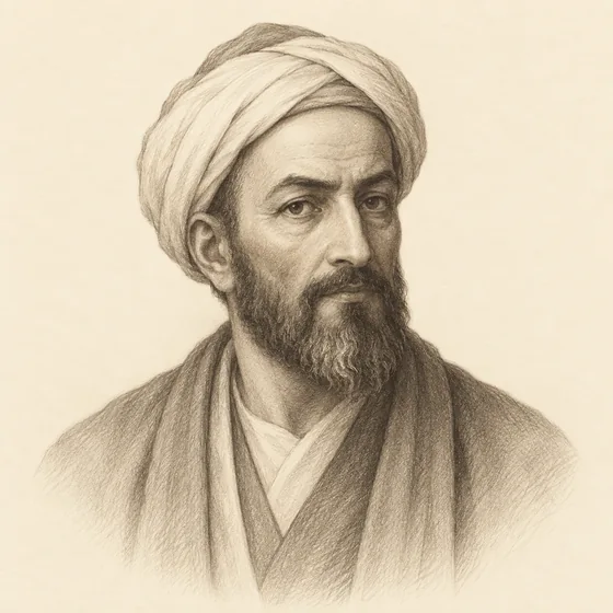 Imagined portrait of Al-Biruni