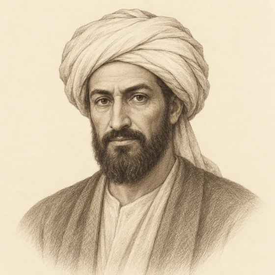 Imagined portrait of Al-Khwarizmi
