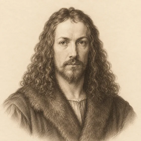 Imagined portrait of Albrecht Dürer
