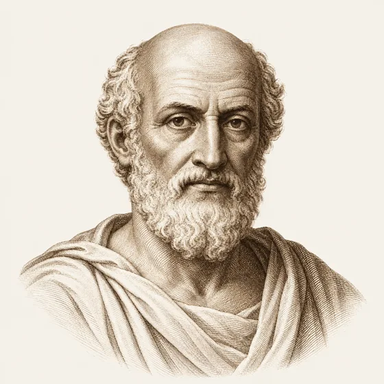 Imagined portrait of Eratosthenes