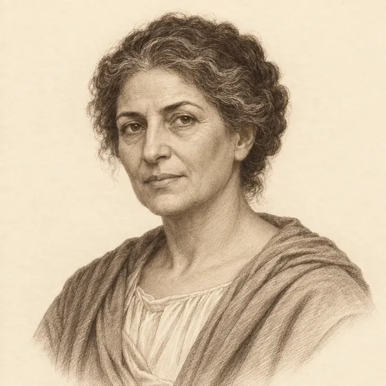 Imagined portrait of Hypatia