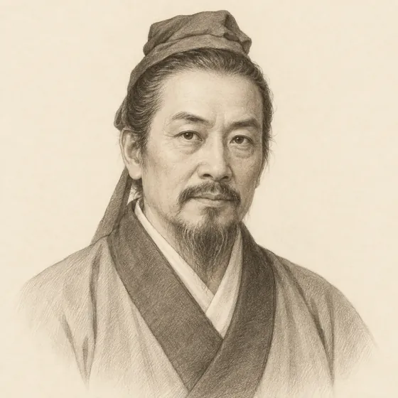 Imagined portrait of Liu Hui