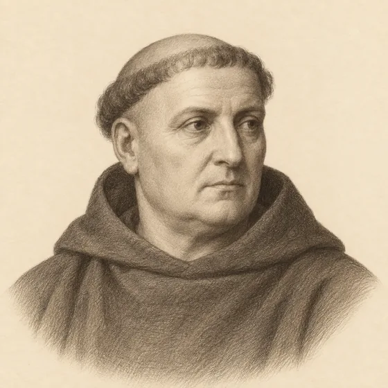 Imagined portrait of Luca Pacioli