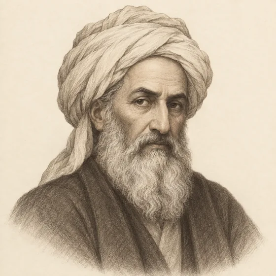 Imagined portrait of Omar Khayyam