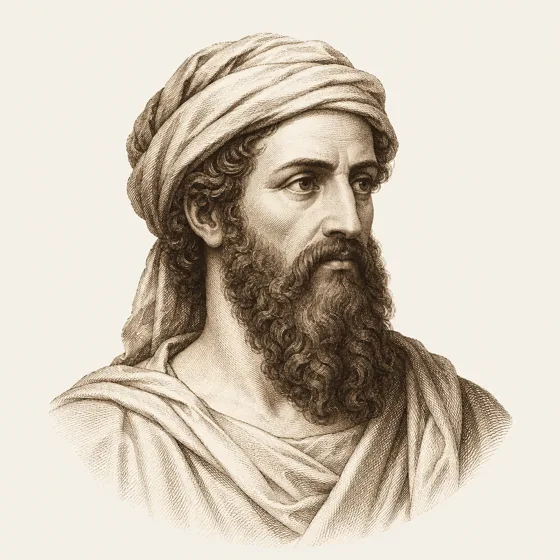 Imagined portrait of Pythagoras