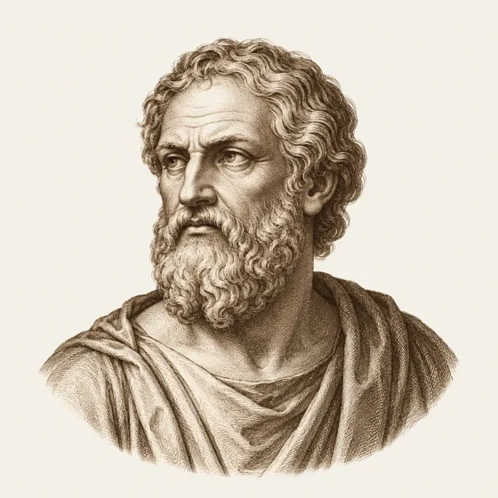 Imagined portrait of Thales