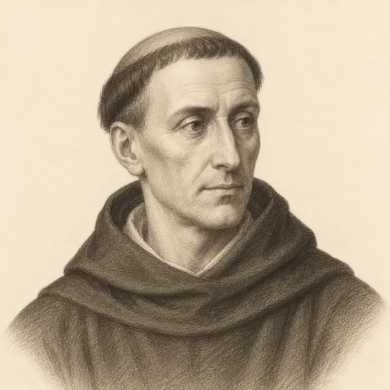 Imagined portrait of Bradwardine