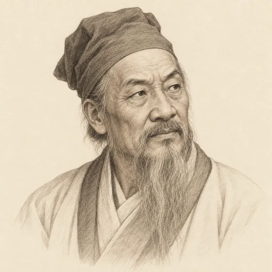 Imagined portrait of Zhu Shijie